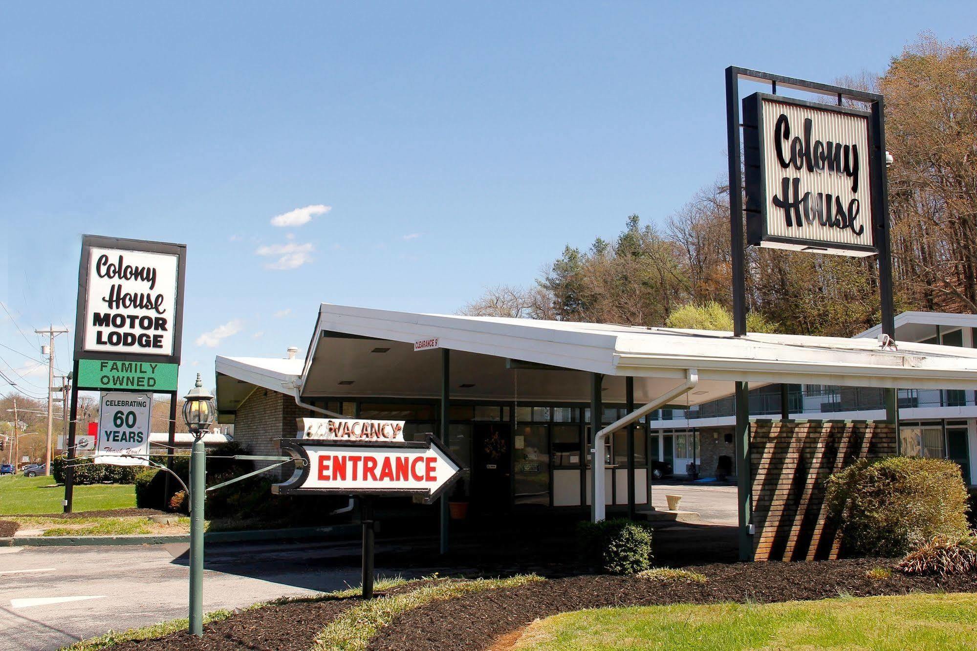 Colony House Motor Lodge Roanoke Exterior photo